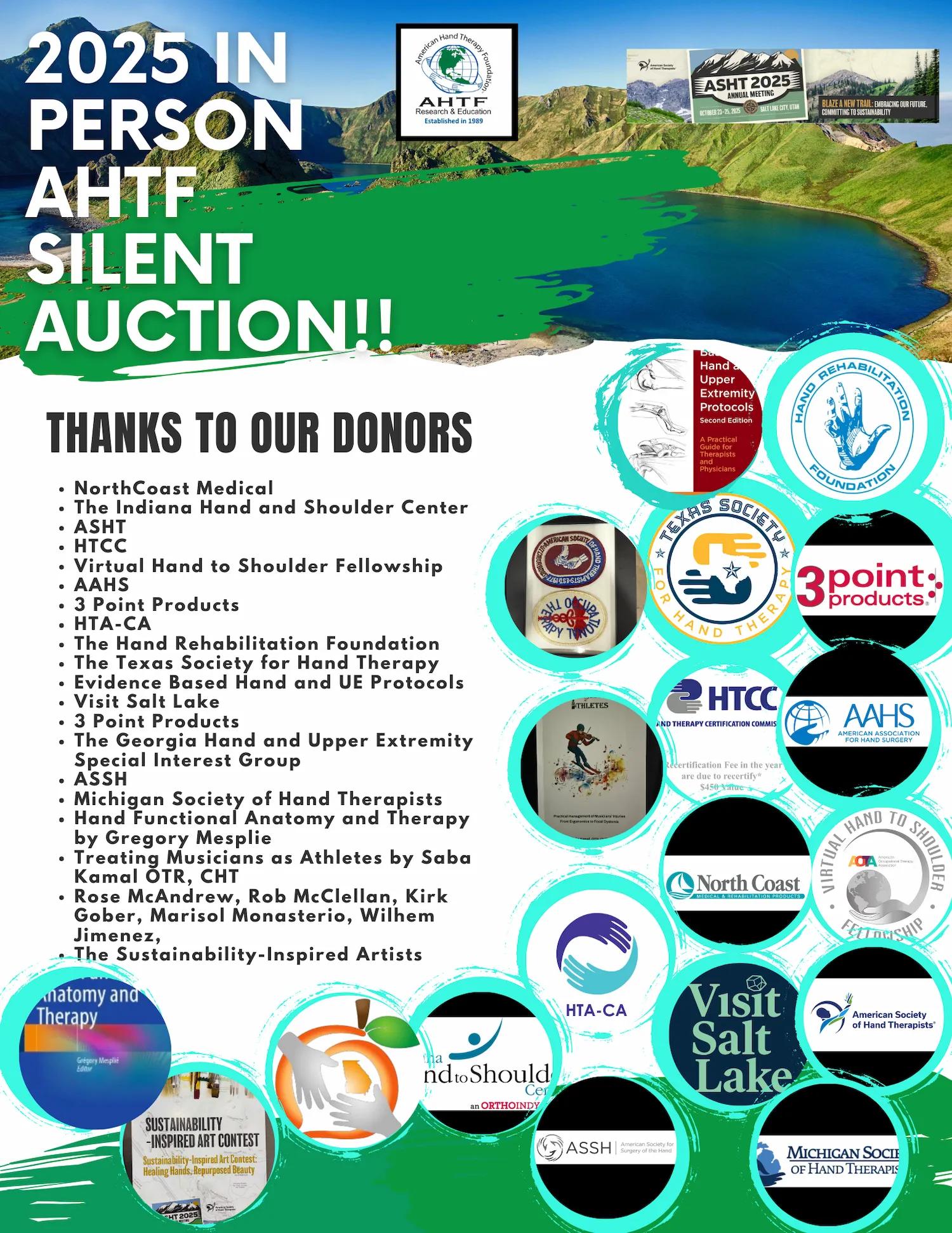 Auction donors Founders Award Winner 2024