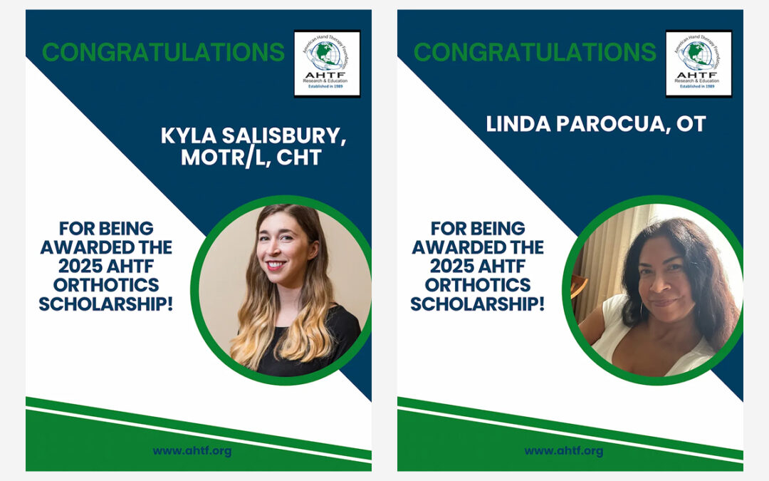 AHTF Orthotics Educational Scholarship 2025 Awardees