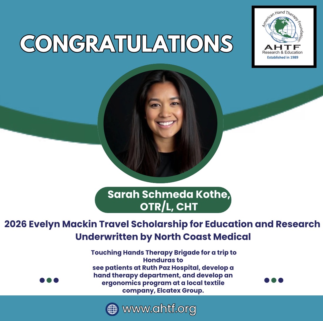 2026 Tri-Alliance Grant Honoring ASHT Founders recipient Tara Packham, PhD, OTReg(Ont)